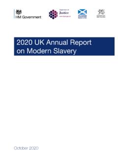 2020 UK annual report on modern slavery - GOV.UK