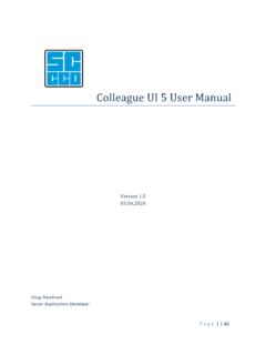 Colleague UI 5 User Manual - State Center Community ...