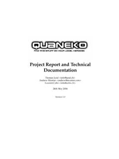 Project Report and Technical Documentation