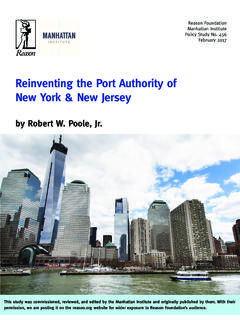 Reinventing the Port Authority of New York and New Jersey