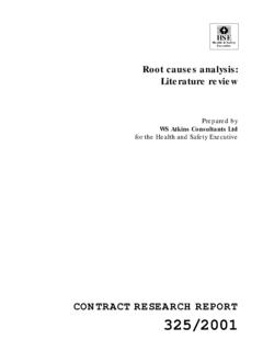 CONTRACT RESEARCH REPORT 325/2001