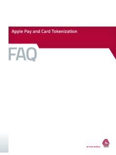 Apple Pay and Card Tokenization