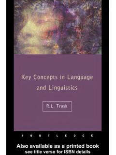 Key Concepts in Language and Linguistics - cob-net.org