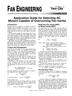 Application Guide for Selecting AC Motors Capable of ...