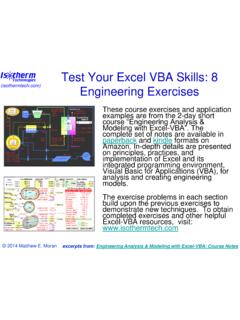 Test Your Excel VBA Skills: 8 Engineering Exercises