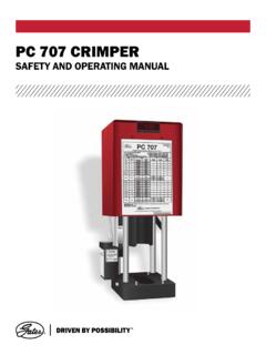 PC 707 Crimper - Gates Corporation