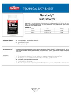 Naval Jelly&#174; Rust Dissolver - Loctite Products
