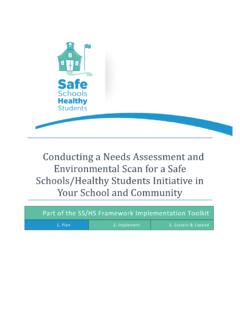 Conducting a Needs Assessment and ... - Healthy Safe Children