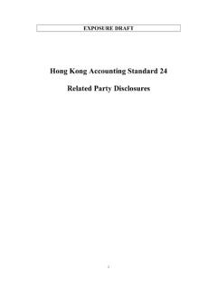 Hong Kong Accounting Standard 24 Related Party …