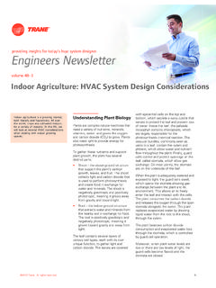 volume 48–3 Indoor Agriculture: HVAC System Design ...