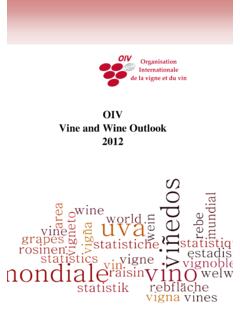 OIV Vine and Wine Outlook 2012