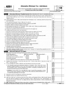 2017 Form 6251 - Internal Revenue Service