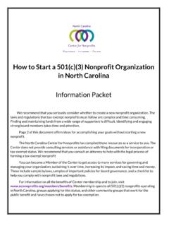 How to Start a 501(c)(3) Nonprofit Organization in North ...