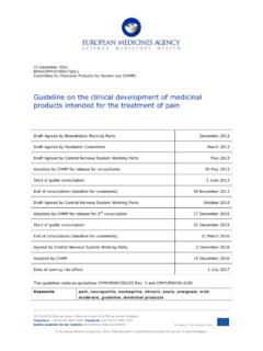 Guideline on the clinical development of medicinal ...