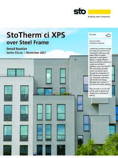 StoTherm ci XPS Booklet - Sto Corp.