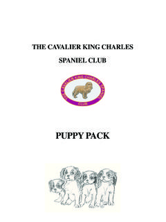 web Puppy Pack - The Cavalier King Charles Spaniel Club