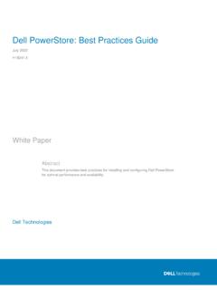 Dell EMC PowerStore: Best Practices Guide