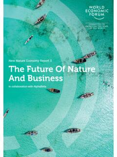New Nature Economy Report II The Future Of Nature And …