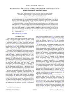 Relation between PT -symmetry breaking and topologically ...