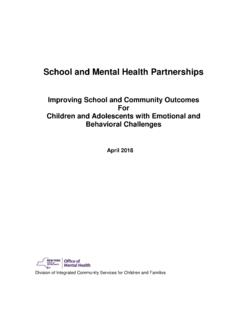 School Based Mental Health Services - New York State ...