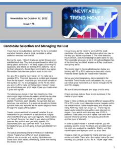 Candidate Selection and Managing the List