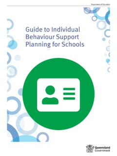 Guide to individual behaviour support planning for schools