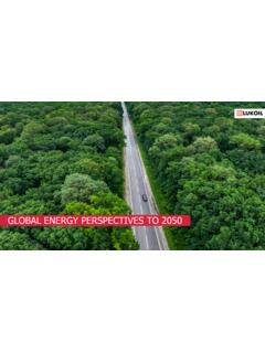 GLOBAL ENERGY PERSPECTIVES TO 2050