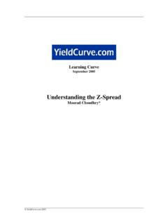 Understanding the Z-Spread - YieldCurve.com
