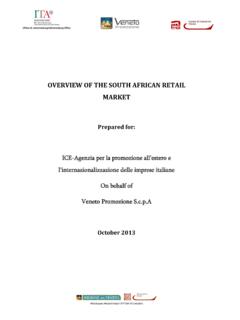 OVERVIEW OF THE SOUTH AFRICAN RETAIL MARKET