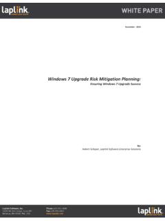 Windows 7 Risk Mitigation Planning White Paper
