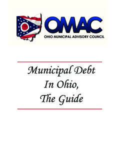 Municipal Debt In Ohio, The Guide - Ohio Municipal Advisory...