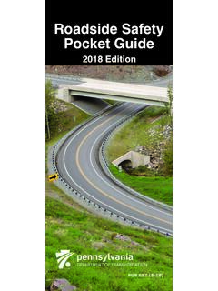 Roadside Safety Pocket Guide - dot.state.pa.us