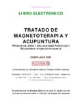 TRATADO DE MAGNETOTERAPIA Y ACUPUNTURA