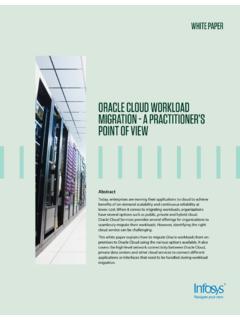 Oracle Cloud Workload Migration - A Practitioner’s Point ...