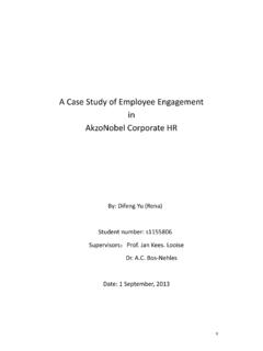 A Case Study of Employee Engagement in …