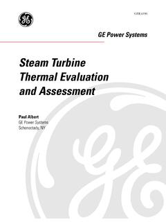 GER-4190 - Steam Turbine Thermal Evaluation and Assessment