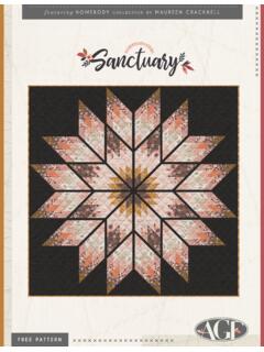 Sanctuary Quilt Instructions - Art Gallery Fabrics