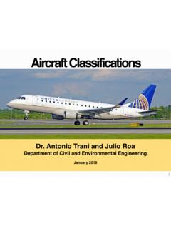 Aircraft Classifications - 128.173.204.63