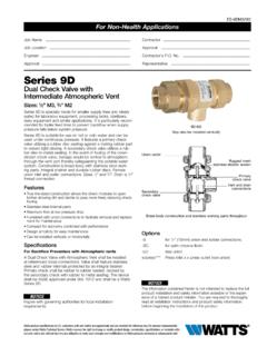 Series 9D - Plumbing, Heating and Water Quality Solutions
