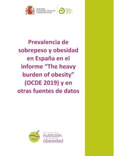 Prevalencia de sobrepeso y obesidad en Espa&#241;a en el ...