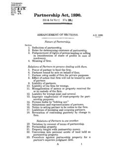Bin Box Year. Partnership Act, 1890. - Legislation.gov.uk
