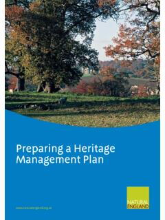 Preparing a Heritage Management Plan - GOV.UK