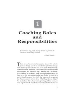 Coaching Roles and Responsibilities