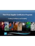 Third Party Supplier Certification Programs - ASQ
