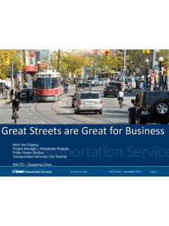 Great Streets are Great for Business