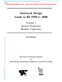 Steelwork Design Guide to BS 5950-1: 2000