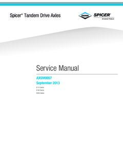 Service Manual - Dana Incorporated