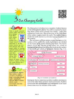 Our Changing Earth - NCERT