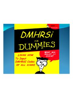 DMHRSi for Dummies - USAFP