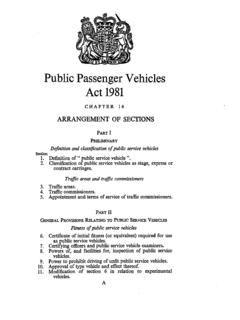 Public Passenger Vehicles Act 1981 - …